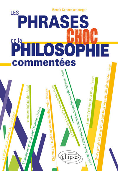 Les phrases choc de la philosophie commentées (9782340015982-front-cover)