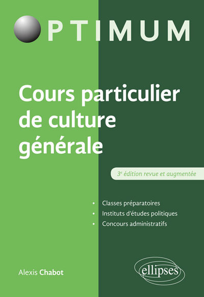 Cours particulier de culture générale - 3e édition revue et augmentée (9782340034440-front-cover)