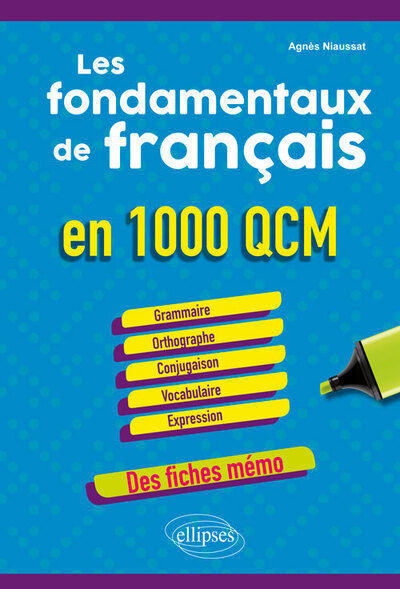 Les fondamentaux de français en 1000 QCM (9782340023611-front-cover)