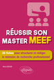 Réussir son master MEEF - 30 fiches pour structurer et rédiger le mémoire de recherche professionnel (9782340027695-front-cover)