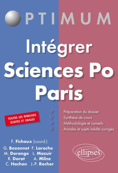 Intégrer Sciences Po Paris (9782340002562-front-cover)