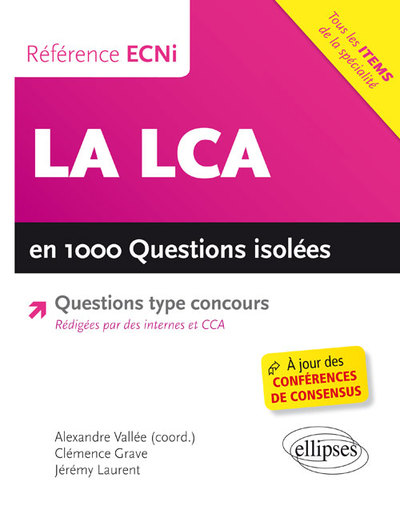 La LCA en 1000 questions isolées - Référence ECNi (9782340013315-front-cover)