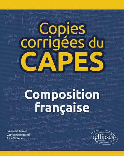 Copies corrigées du CAPES - Dissertation française (9782340026780-front-cover)