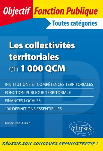 Les collectivités territoriales en 1 000 QCM - Toutes catégories (9782340004672-front-cover)