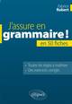 J’assure en grammaire. La grammaire française en 50 fiches (9782340002296-front-cover)