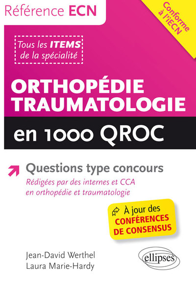 Orthopédie-Traumatologie en 1000 QROC (9782340008434-front-cover)