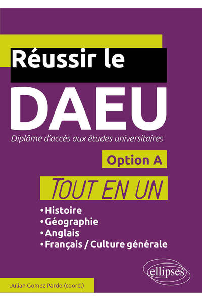 Réussir le DAEU - Tout en un - option A (9782340014671-front-cover)
