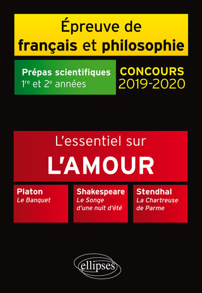 Thème et les trois œuvres. Epreuve de français/philo. Prépas scientifiques. 2019-2020 (9782340024229-front-cover)