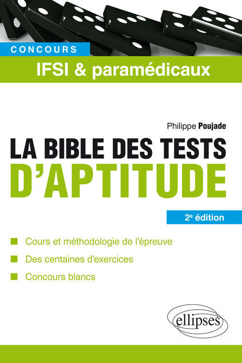 La bible des tests d'aptitude des concours IFSI et paramédicaux – 2e édition (9782340020788-front-cover)