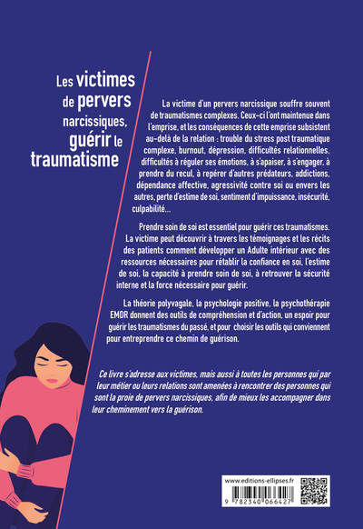 Les victimes de pervers narcissiques, guérir le traumatisme, Récits et témoignages (9782340066427-back-cover)