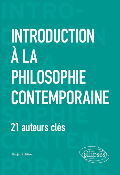 Introduction à la philosophie contemporaine (9782340024632-front-cover)