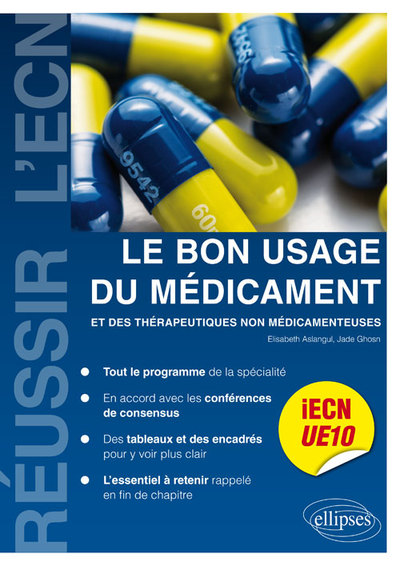 UE10 - Le bon usage du médicament et des thérapeutiques non médicamenteuses (9782340008410-front-cover)