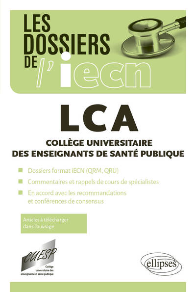 LCA - Collège Universitaire des Enseignants de Santé Publique (9782340025868-front-cover)