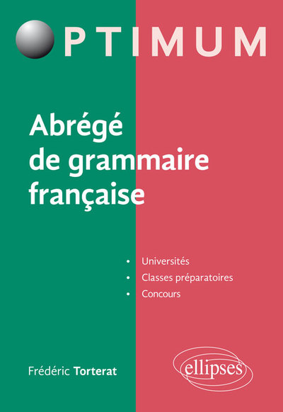 Abrégé de grammaire française (9782340009462-front-cover)