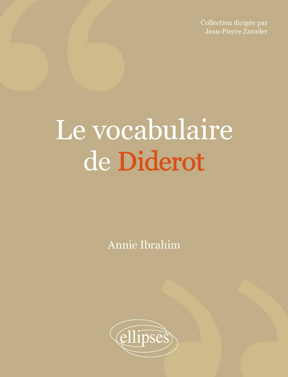 Le vocabulaire de Diderot (9782340010833-front-cover)