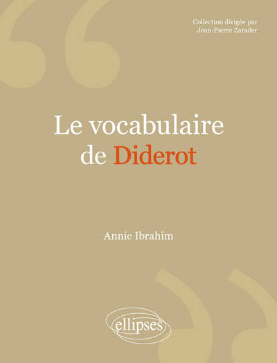 Le vocabulaire de Diderot (9782340010833-front-cover)