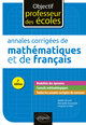 Annales corrigées de mathématiques et de français - 2e édition (9782340019836-front-cover)