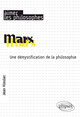 Marx. Une démystification de la philosophie (9782340026841-front-cover)