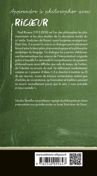 Ricoeur (9782340099647-back-cover)