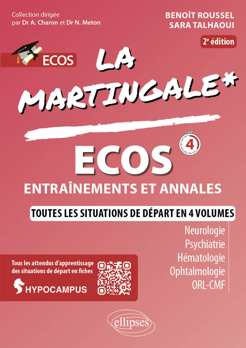 ECOS, Neurologie - Psychiatrie - Hématologie - Ophtalmologie - ORL - CMF (9782340098121-front-cover)