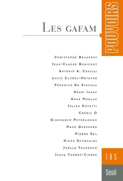 Pouvoirs, n°185. Les GAFAM (9782021526257-front-cover)