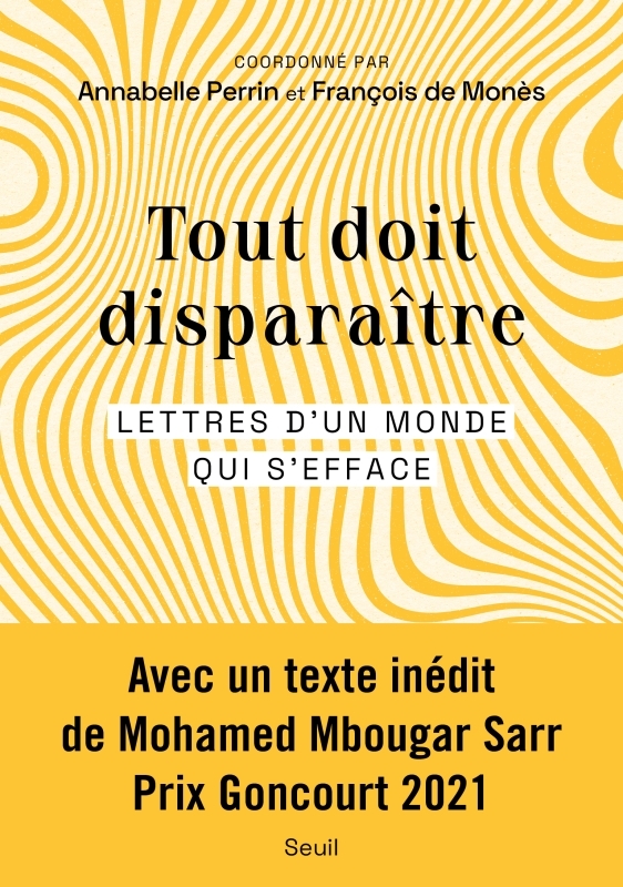 Tout doit disparaître, Lettres d'un monde qui s'efface (9782021525915-front-cover)
