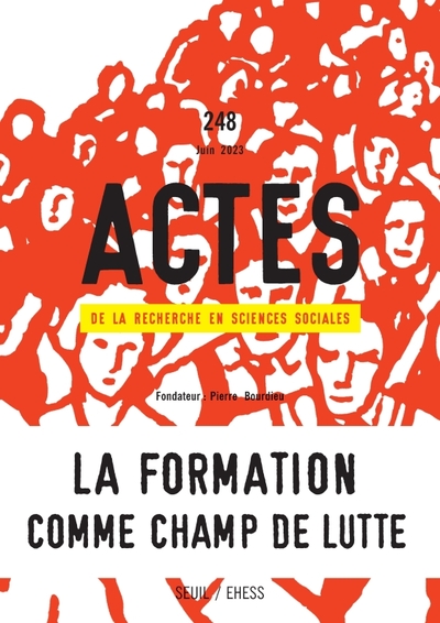 Actes de la recherche en sciences sociales, n° 248. La formation comme champ de lutte (9782021533309-front-cover)