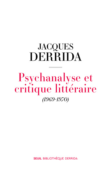 Psychanalyse et critique littéraire, (1969-1970) (9782021591545-front-cover)