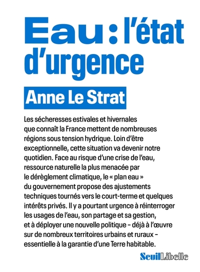 Eau : l'état d'urgence (9782021545753-front-cover)