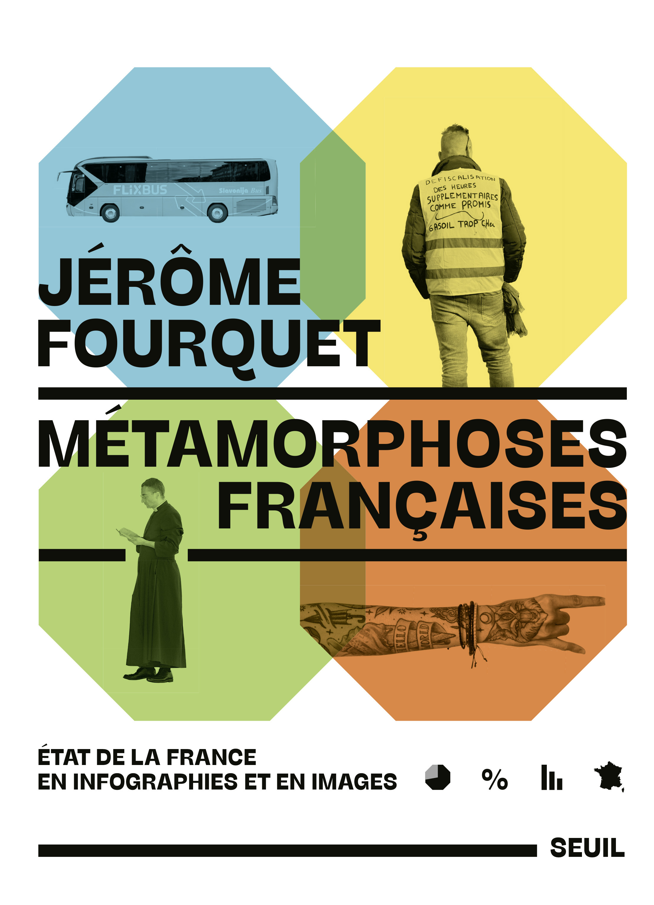 Métamorphoses françaises, État de la France en infographies et en images (9782021570939-front-cover)
