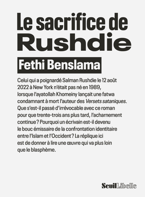 Le Sacrifice de Rushdie (9782021518047-front-cover)