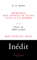 Mémoires des années de jeune fille d'un homme (9782021597295-front-cover)