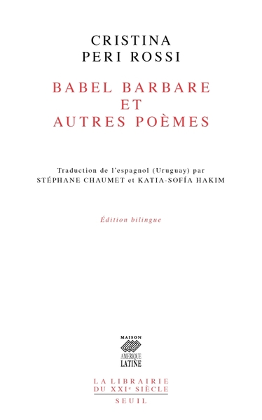 Babel barbare et autres poèmes (9782021517156-front-cover)