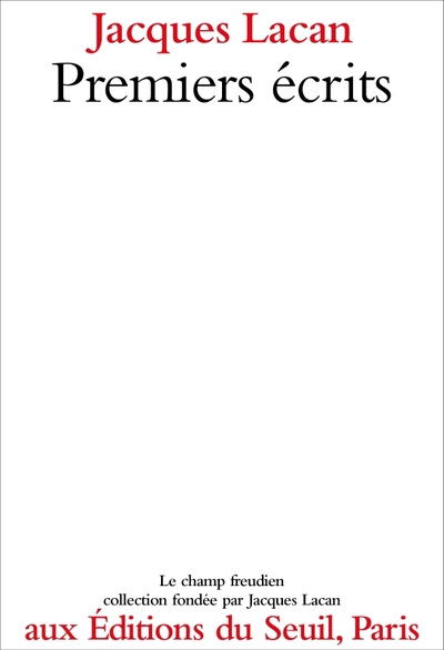 Premiers écrits (9782021524345-front-cover)