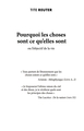 Pourquoi les choses sont ce qu'elles sont, l'objectif de la vie (9791040534297-front-cover)