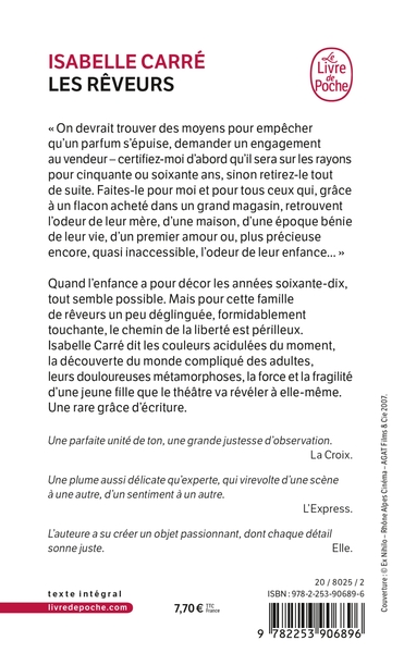 Les rêveurs (9782253906896-back-cover)
