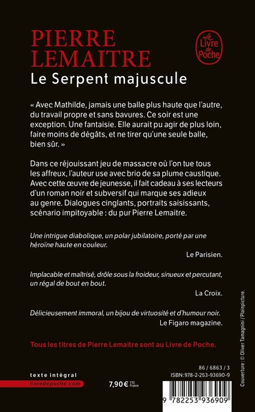 Le Serpent majuscule (9782253936909-back-cover)