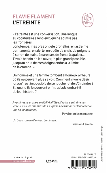 L'Etreinte (9782253935216-back-cover)