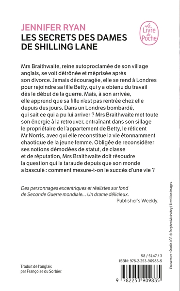 Les Secrets des dames de Shilling Lane (9782253909835-back-cover)