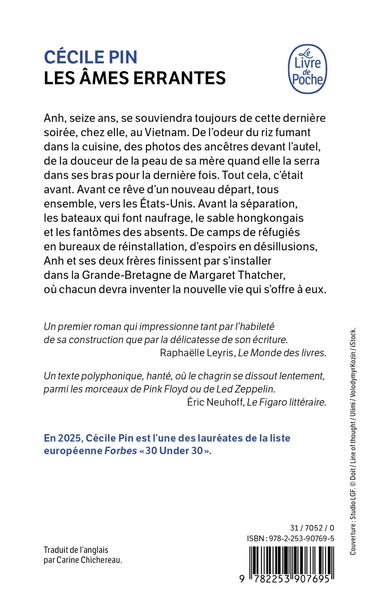 Les Âmes errantes (9782253907695-back-cover)