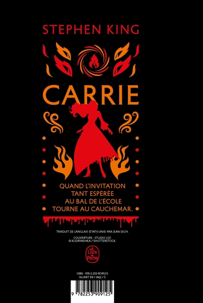 Carrie (Nouvelle traduction) - Edition Collector (9782253909125-back-cover)