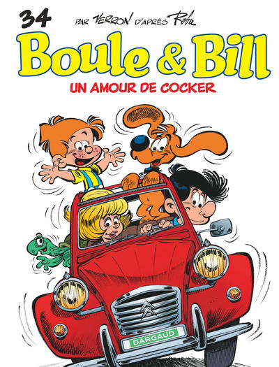 Boule & Bill - Tome 34 - Un amour de cocker (9782505017097-front-cover)