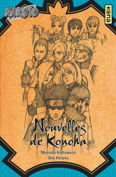 Naruto - romans - Naruto Roman   Nouvelles de Konoha (9782505070801-front-cover)