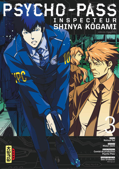 Psycho-Pass Inspecteur Shinya Kôgami - Tome 3 (9782505067740-front-cover)