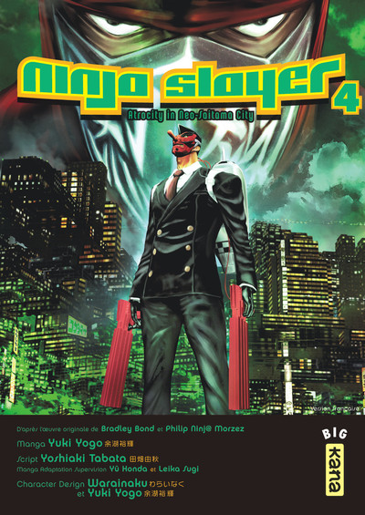 Ninja slayer - Tome 4 (9782505065791-front-cover)