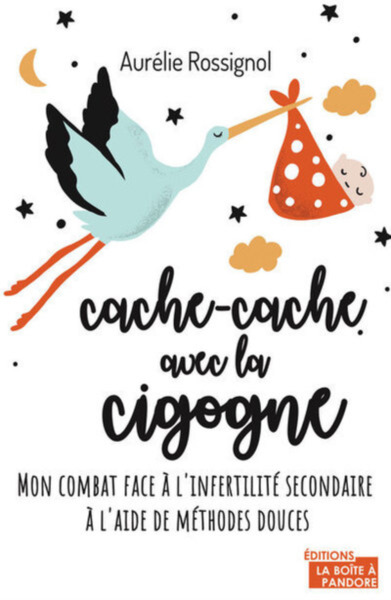 CACHE-CACHE AVEC LA CIGOGNE - MON COMBAT FACE A L'INFERTILITE SECONDAIRE A L'AIDE DE METHODES DOUCES (9782875575302-front-cover)