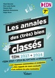 Les annales des (très) bien classés, EDN 2023 et 2024 : toutes les questions commentées, corrigées et analysées (mini-DP, QI, QR (9782311666298-front-cover)