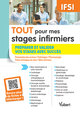 Tout pour mes stages infirmiers : préparer et valider vos stages avec succès, Présentation des services / Pathologies / Pharmaco (9782311660883-front-cover)