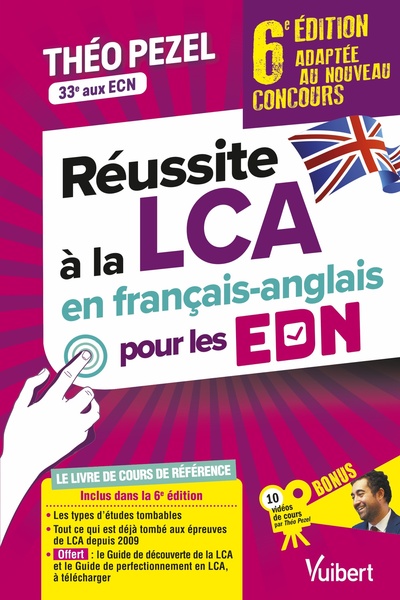 Réussite à la LCA en français-anglais pour le concours EDN, Adapté au nouveau concours - Avec deux guides offerts en téléchargem (9782311662986-front-cover)
