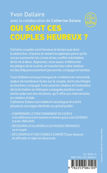 Qui sont ces couples heureux ?, Surmonter les crises et les conflits du couple (9782253084105-back-cover)
